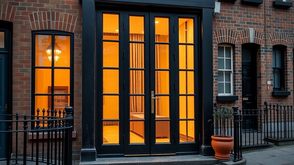 Glass Panel Doors Ascot