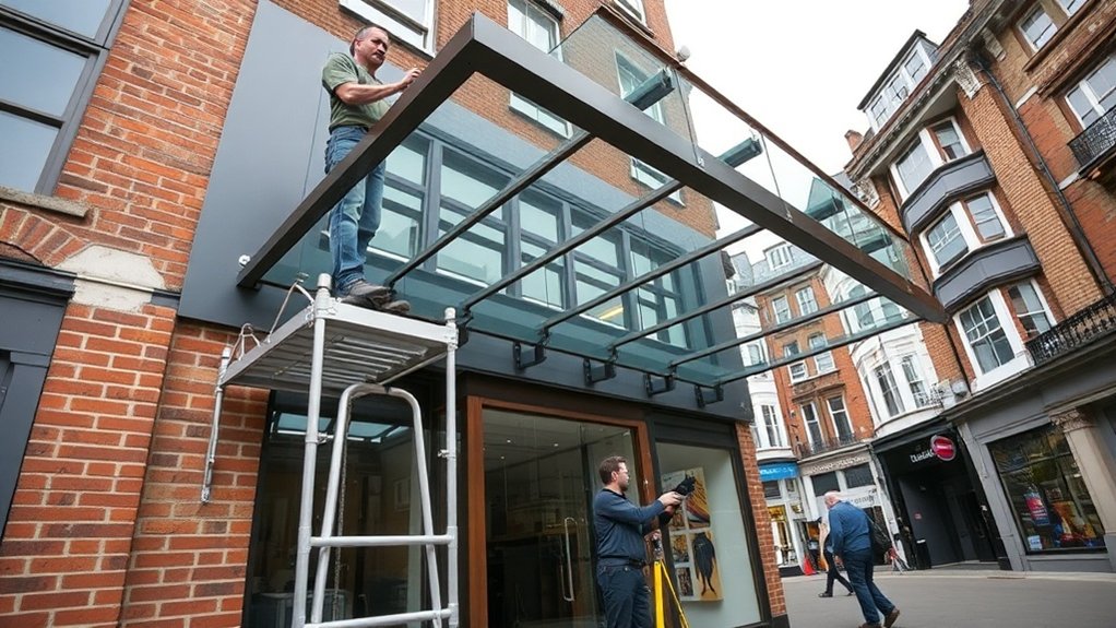 Shopfront Canopy Ascot