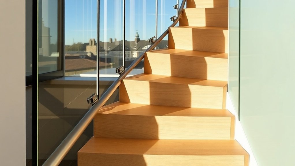 Staircase Glass Panels Ascot