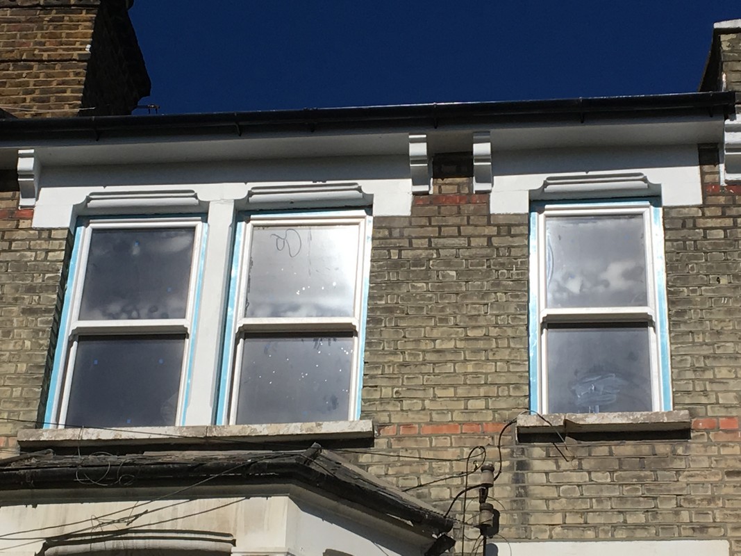 New uPVC sash windows fitted on Victorian terrace in Ascot
